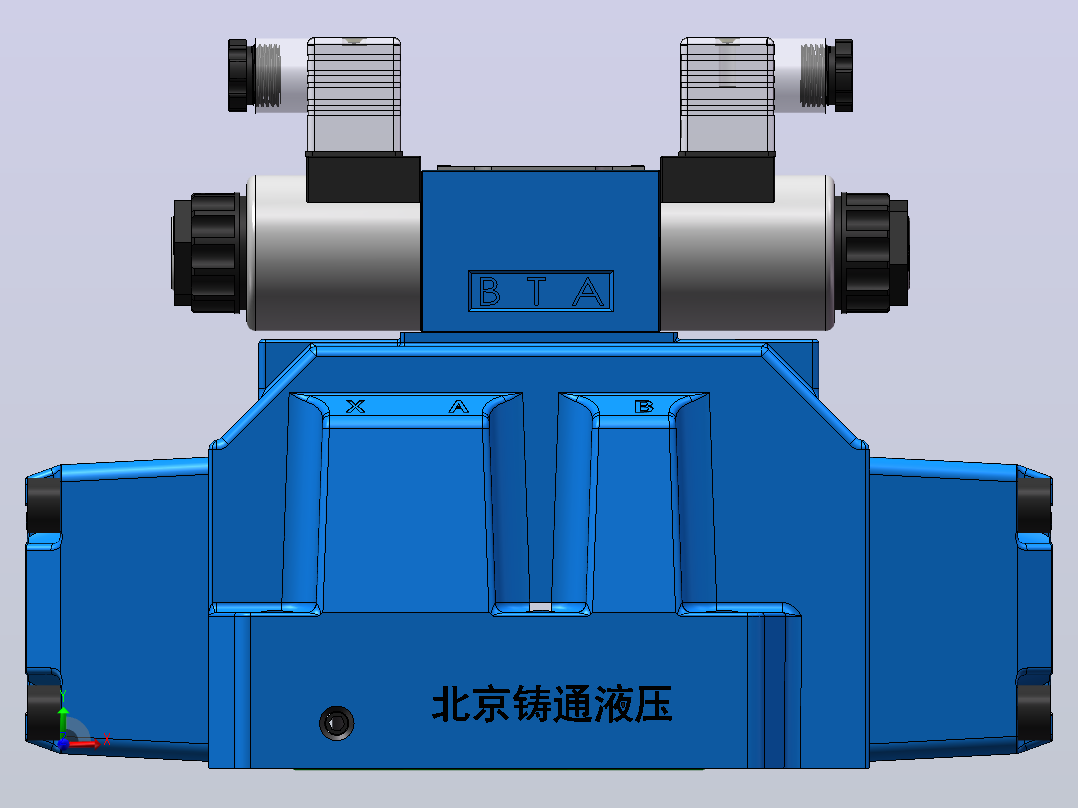 H-4WEH25 电液换向阀前视图