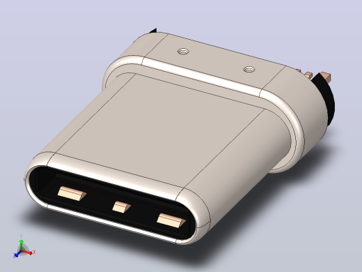 USB Type C 公头连接器