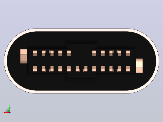 USB Type C 公头连接器后视缩略图