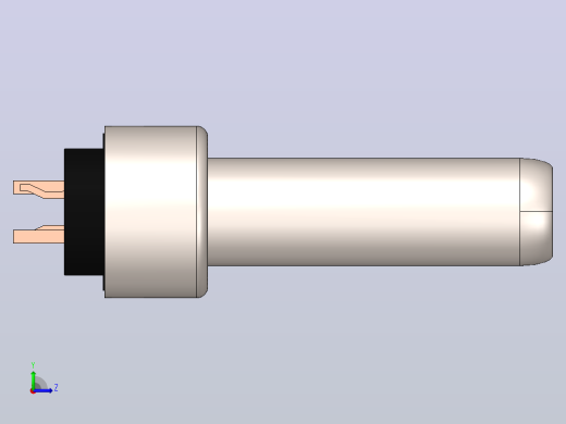 USB Type C 公头连接器左视缩略图