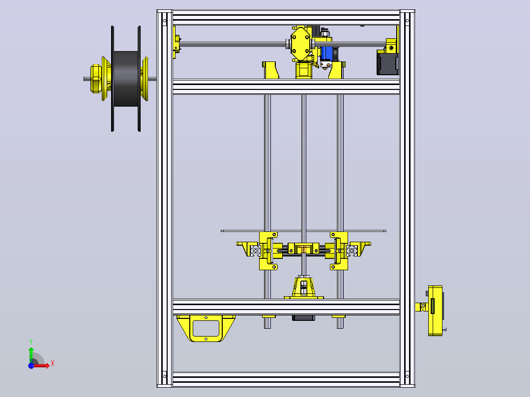 HyperCube Evolution 300-3d打印机前视图