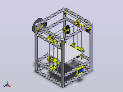 HyperCube Evolution 300-3d打印机正等轴测缩略图