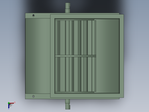 DKF4.5L-90°离心通风机[DKF4.5L-90°]俯视缩略图