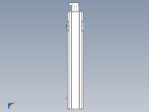 MTH13标准螺杆滑台[MTH13-L#-600-BC-P20-C3]俯视缩略图