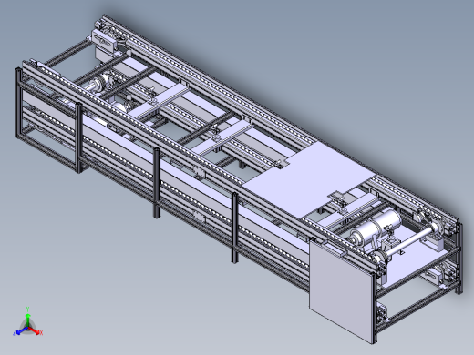 KJ线体（倍速链输送机）模型3D图纸 CATIA设计 附STEP正等轴测缩略图