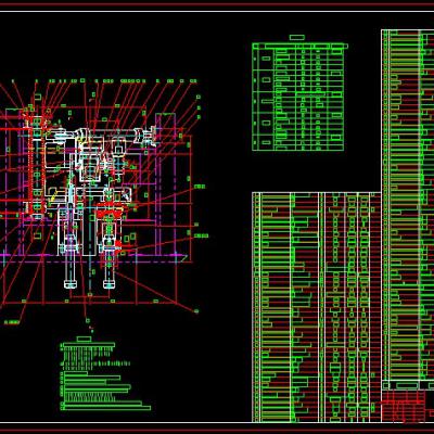钢管穿孔机全套CAD图纸(全套加工图纸拿回去就能生产)