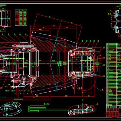 钢管穿孔机全套CAD图纸(全套加工图纸拿回去就能生产)