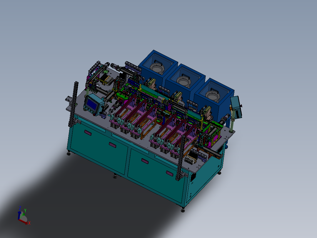 电子连接器NUT组装铆合自动机sw18可编辑