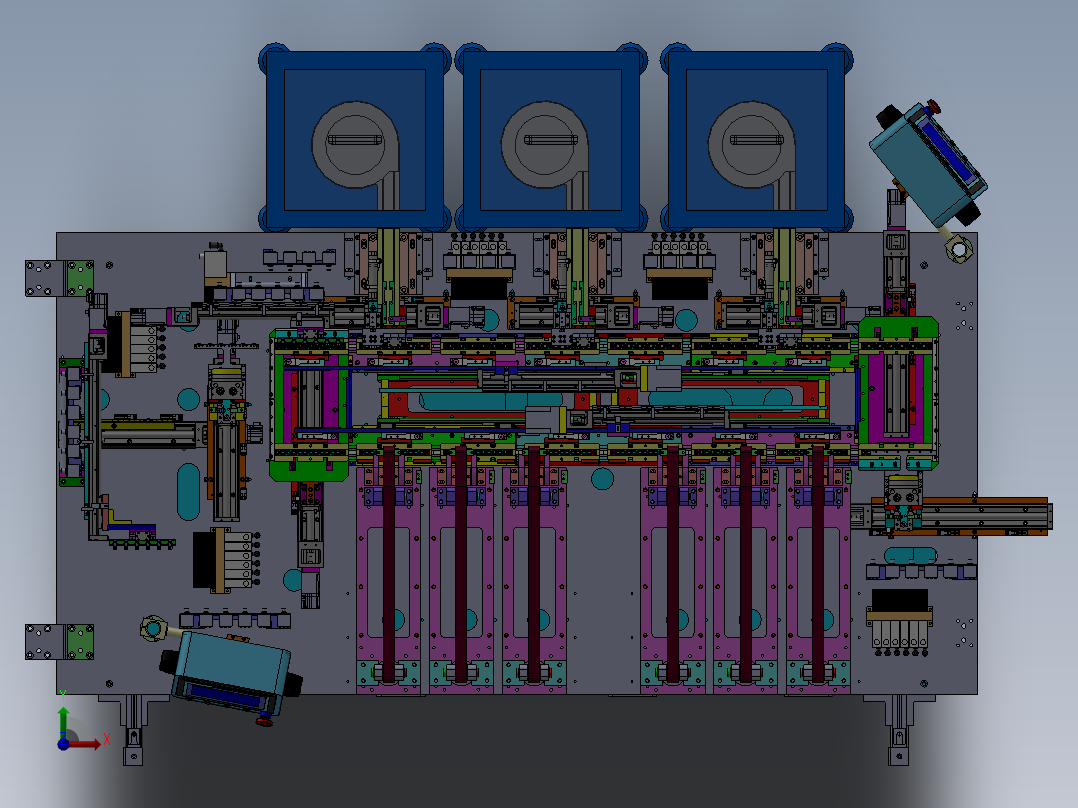 电子连接器NUT组装铆合自动机sw18可编辑前视图