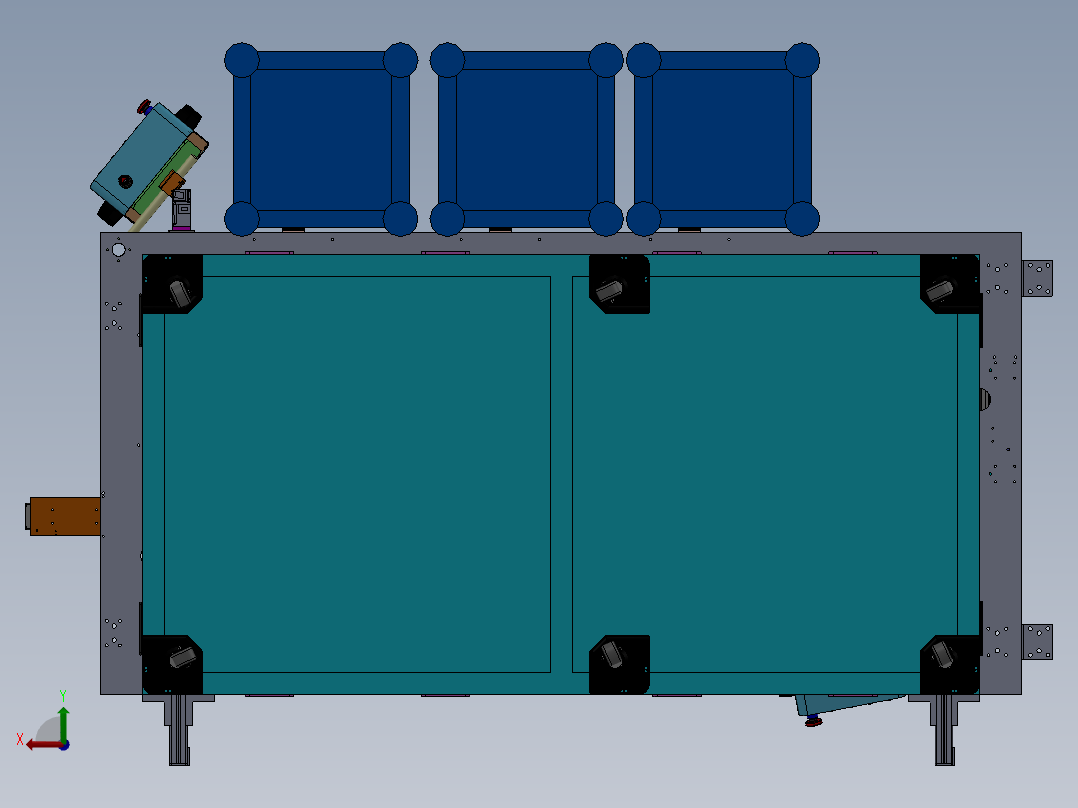 电子连接器NUT组装铆合自动机sw18可编辑后视图