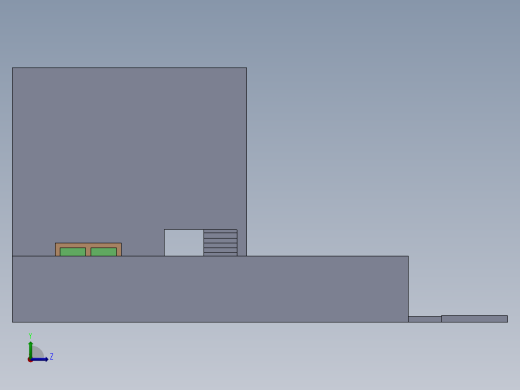 简单房屋别墅（SW2013左视缩略图