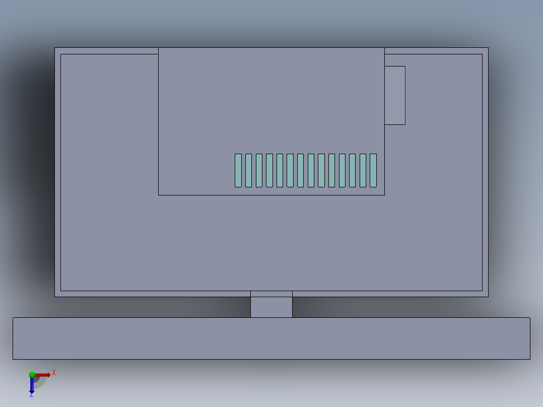 简单房屋别墅（SW2013俯视图