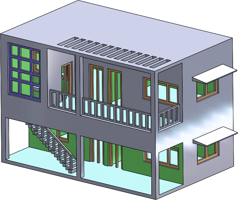 简单房屋别墅（SW2013