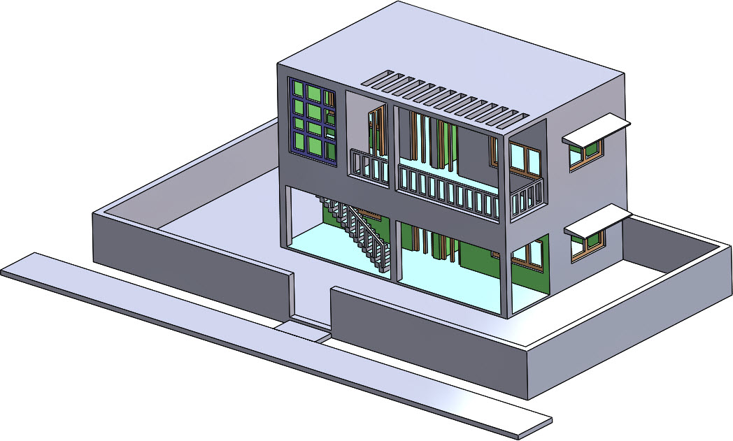 简单房屋别墅（SW2013