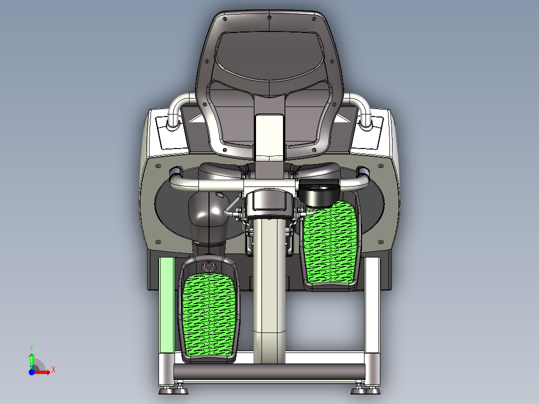 健身器材STEP前视图