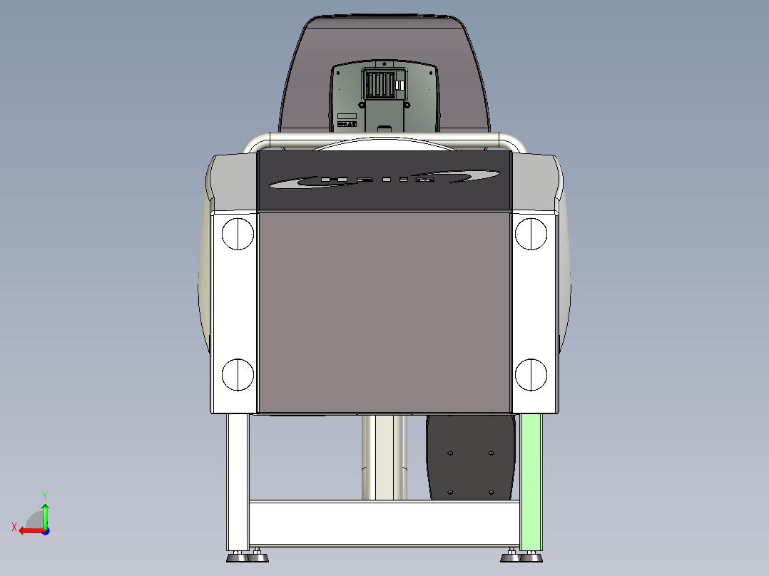健身器材STEP后视图