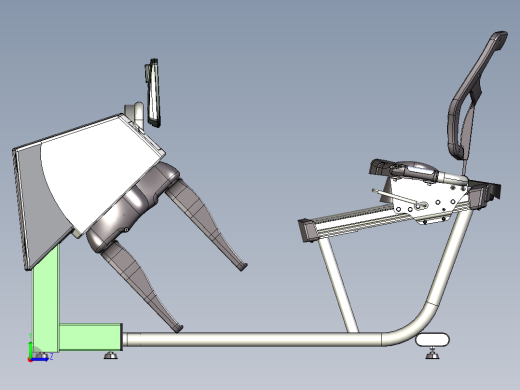 健身器材STEP左视缩略图
