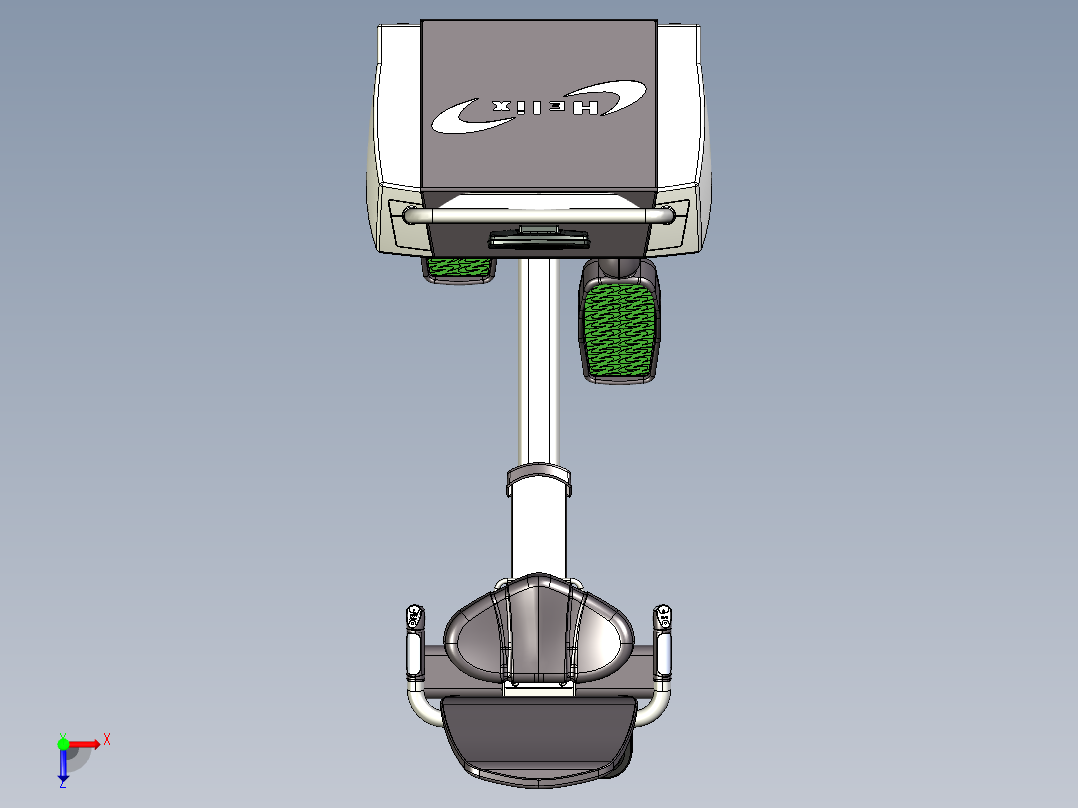 健身器材STEP俯视图