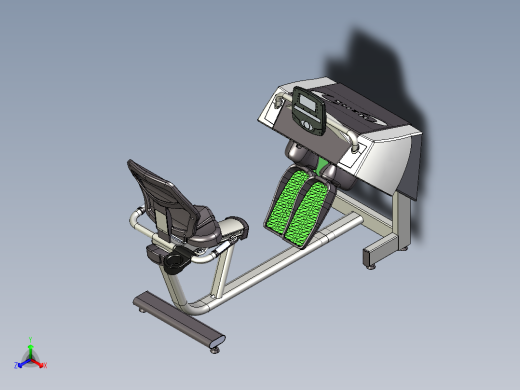 健身器材STEP正等轴测缩略图
