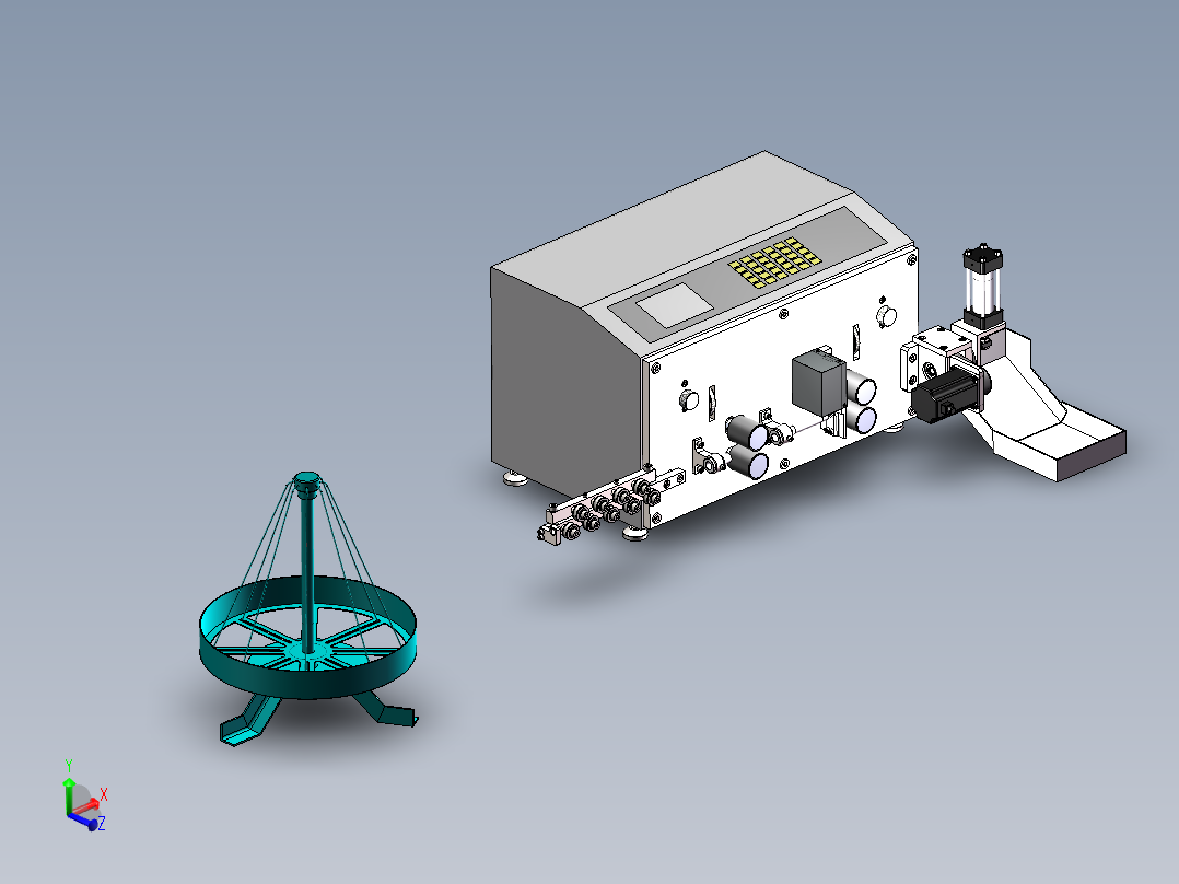 电缆剥线3D折弯机