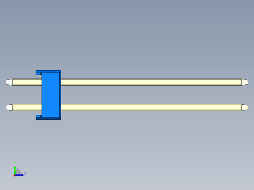 彩色公头100mil（2.54mm）系列-DS1021_blue_2x23p_100mil_Type19_rev1.0左视缩略图