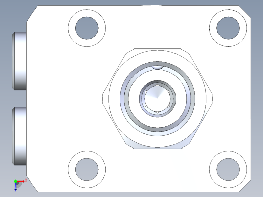 KOSMEKLHA0400-CL-Q15多系列多零件图纸模型俯视缩略图