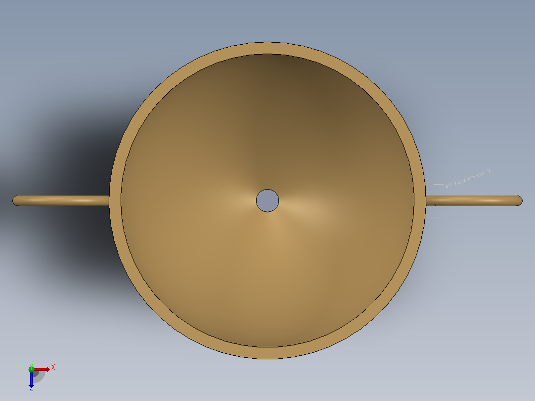 黄金奖杯俯视图