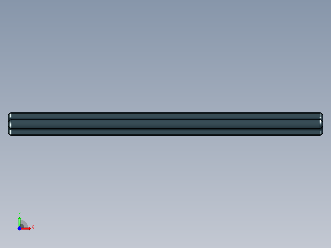 乐高机械组车桥-3707 Black Technic Axle 8.IGS前视图