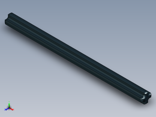 乐高机械组车桥-3707 Black Technic Axle 8.IGS正等轴测缩略图