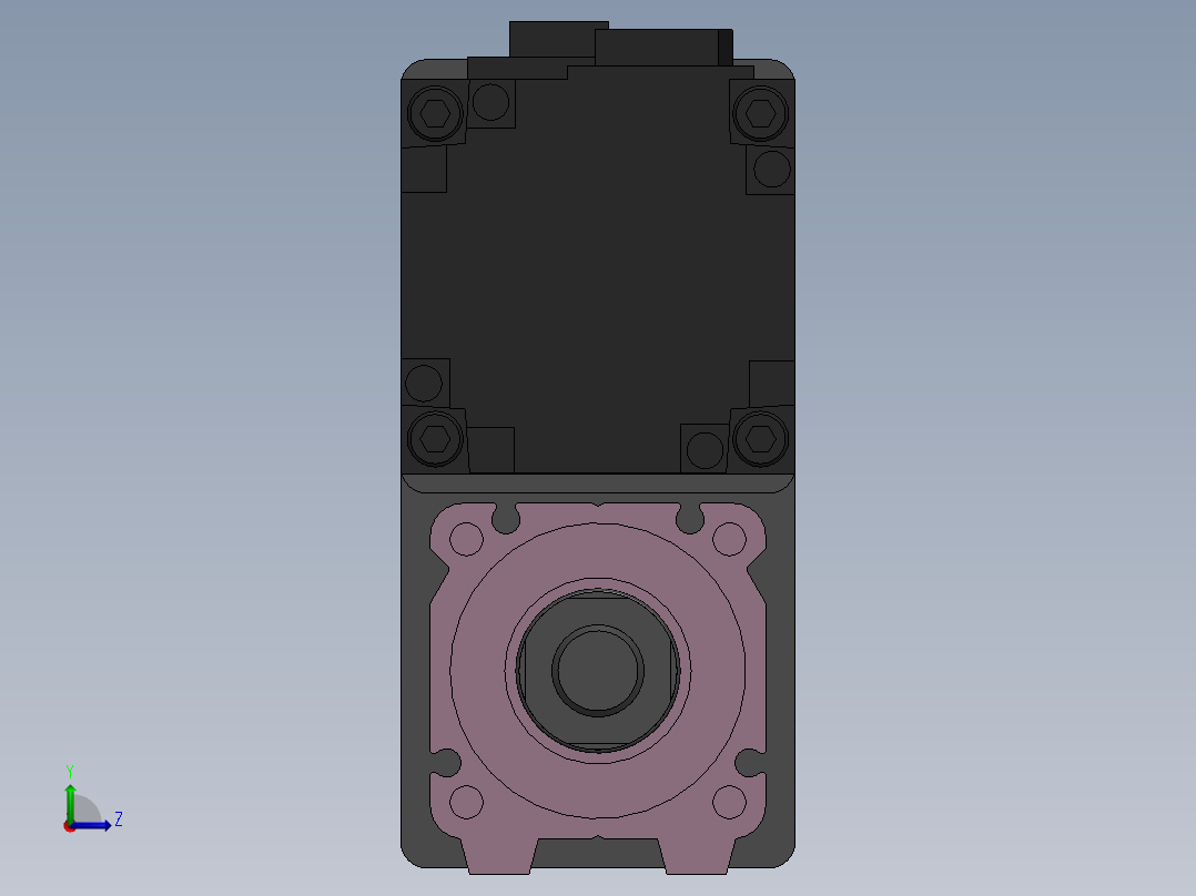 电动缸MTC32-P-200W左视图