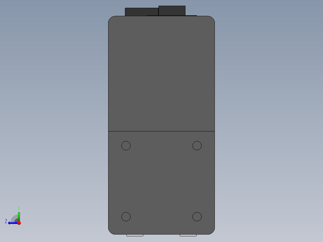 电动缸MTC32-P-200W右视图