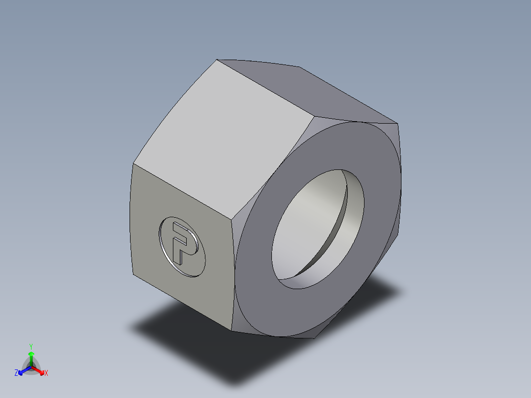 卡套式工业通用硬管接头EO_Nut_EO_24__Cone_end_M15LCFX主视图