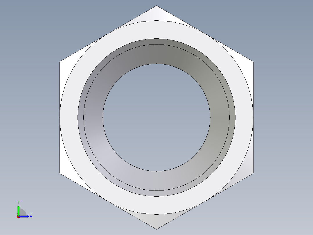 卡套式工业通用硬管接头EO_Nut_EO_24__Cone_end_M15LCFX左视图