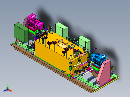 海上平台液压动力单元系统