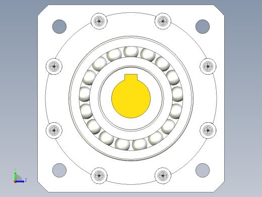 直齿孔PLF120-L3-LC 14-73-98.43-M6.stp左视缩略图