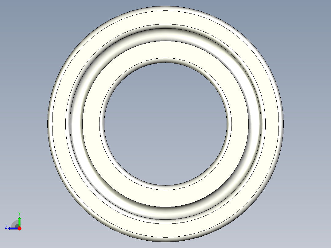 推力滚子锥形轴承右视图