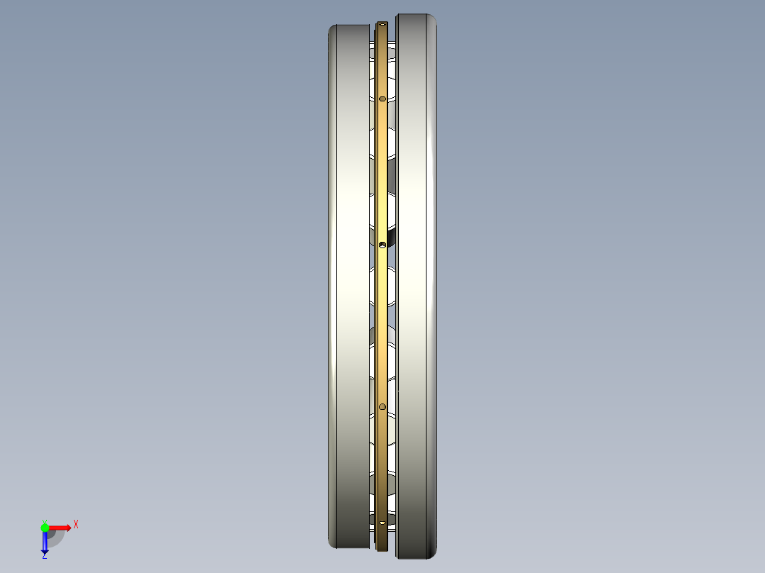 推力滚子锥形轴承俯视图