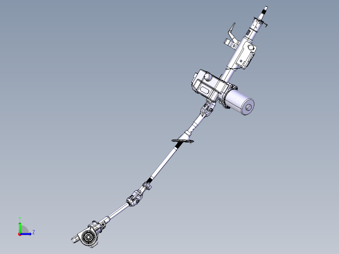 B级轿车齿轮齿条式转向器设计【含三维catia+10张CAD图+文档】左视图