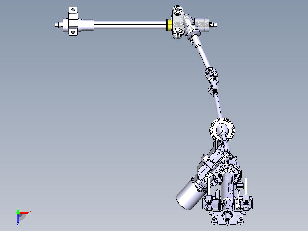 B级轿车齿轮齿条式转向器设计【含三维catia+10张CAD图+文档】俯视图