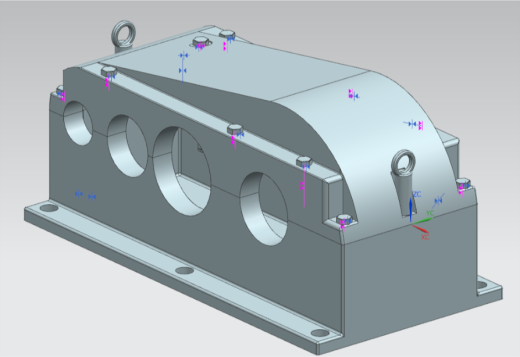 vykresy三级斜齿轮减速箱缩略图