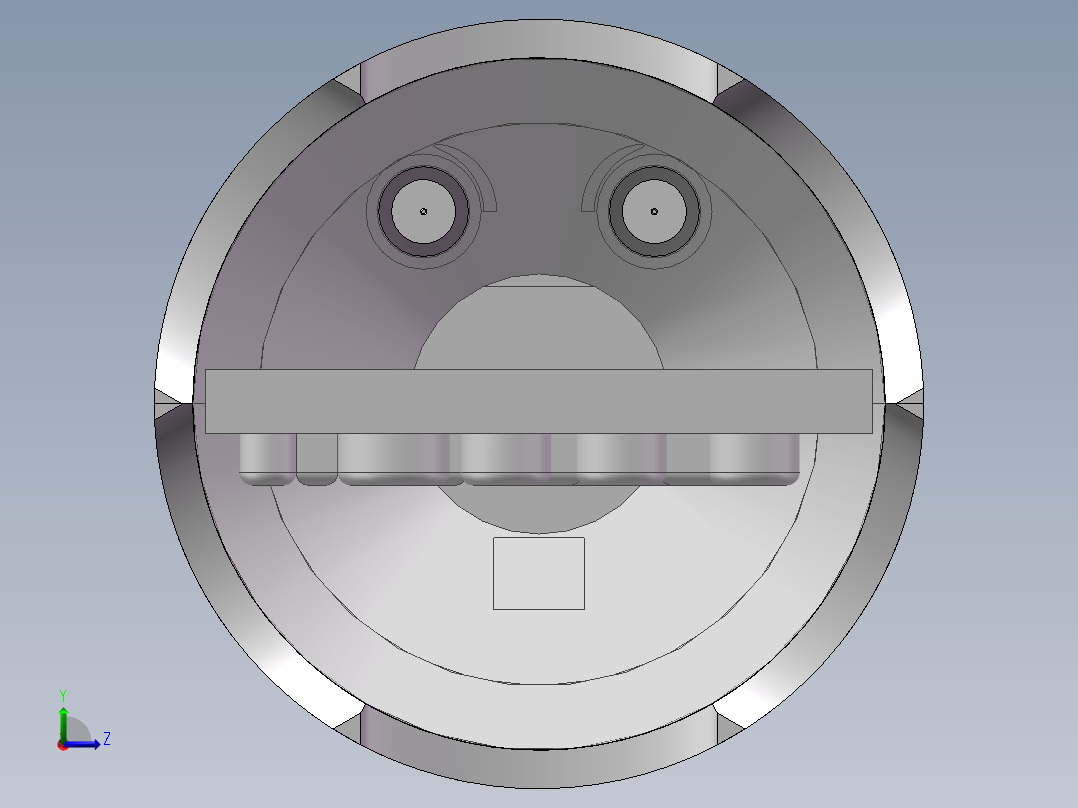 手电筒模型左视图
