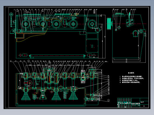 小型高效拉线机结构设计