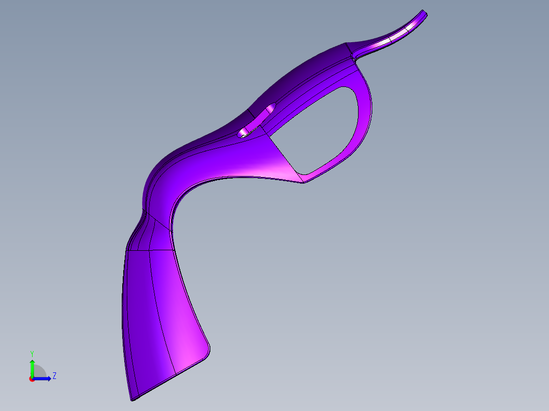 汽车座椅 (1)左视图