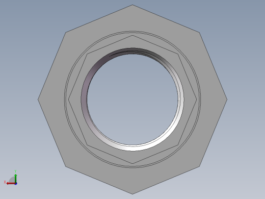 活接-等径内丝直通 DN20后视缩略图