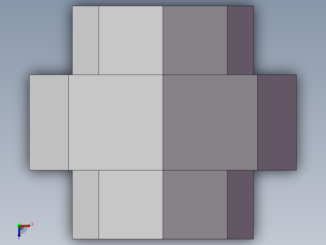 活接-等径内丝直通 DN20俯视图