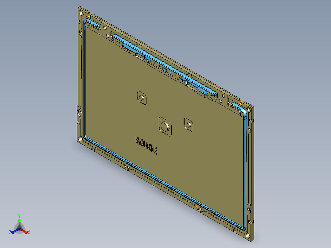 BAZ80-A-笔记本CNC工装夹具三维模型CNC3