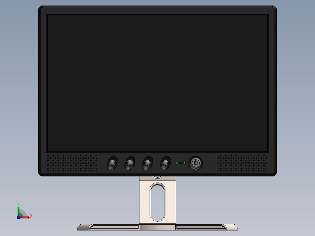 显示器、显示屏(23)前视图