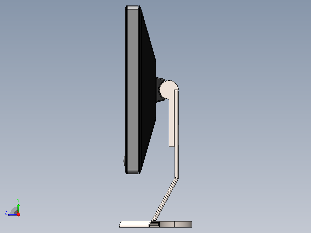 显示器、显示屏(23)右视图