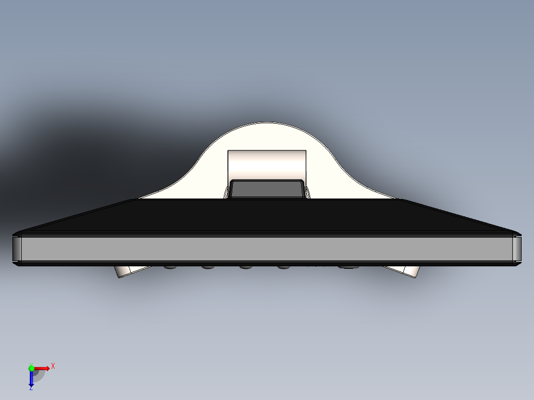 显示器、显示屏(23)俯视图