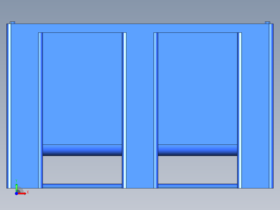 周转箱、箱子(6)前视图